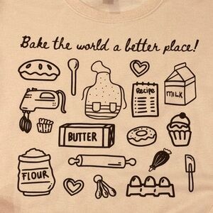 NEW Pink Bakers Graphic Sweatshirt NWT